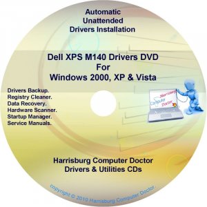 Dell XPS M140 Drivers Recovery Restore Disc Disk CD/DVD