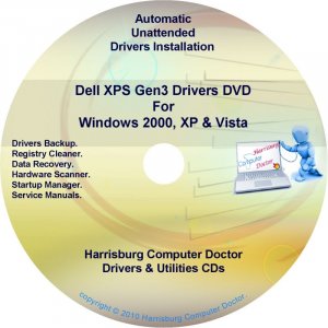 Dell XPS Gen3 Drivers Recovery Disc Disk CD/DVD