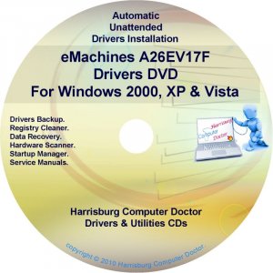 eMachines A26EV17F Drivers Restore Recovery CD/DVD