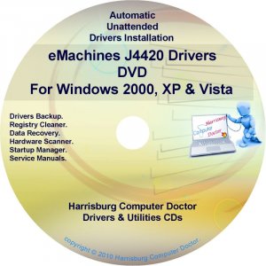 eMachines J4420 Drivers Restore Recovery CD/DVD