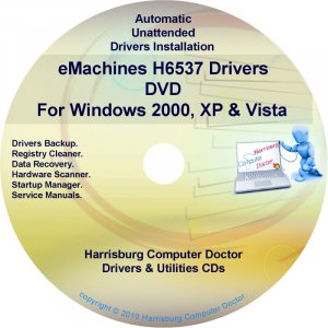 eMachines H6537 Drivers Restore Recovery CD/DVD