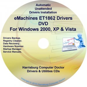 eMachines ET1862 Drivers Restore Recovery CD/DVD