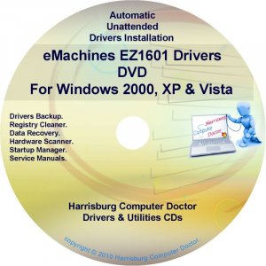 eMachines EZ1601 Drivers Restore Recovery CD/DVD