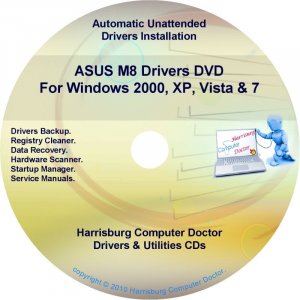Asus M8 Drivers Restore Recovery CD/DVD