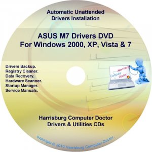 Asus M7 Drivers Restore Recovery CD/DVD