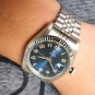Elegant Quartz Men Watch Silver Color Stainless Steel IK Colouring