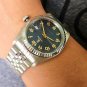 Elegant Quartz Men Watch Silver Color Stainless Steel IK Colouring