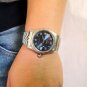 Elegant Quartz Men Watch Silver Color Stainless Steel IK Colouring
