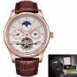 Lige mechanical automatic men watch