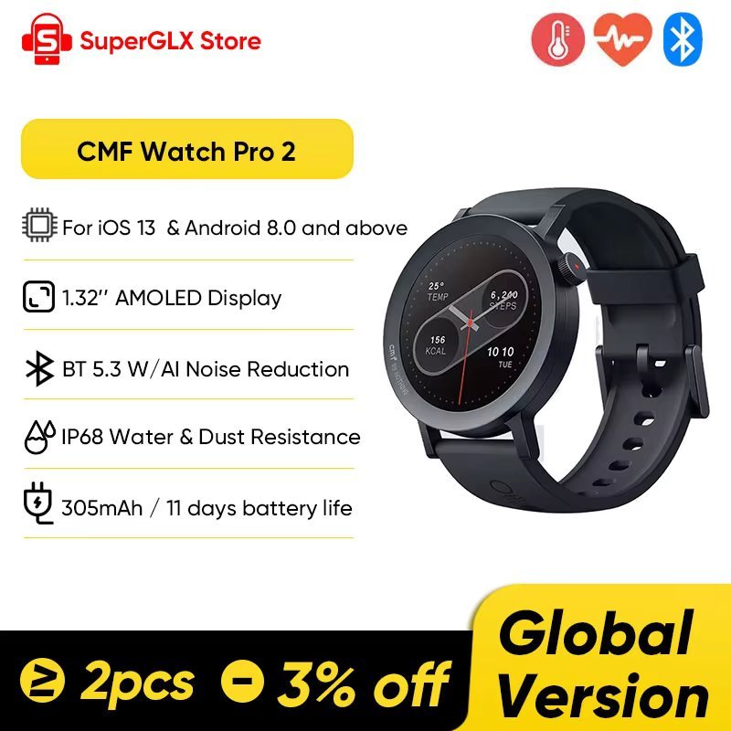 Global version CMF by Nothing Watch Pro 2