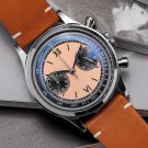 Addiesdive crono watch men quartz waterproof beige