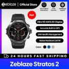 Zeblaze Stratos 2 GPS Smart Watch AMOLED Display 24h Health Monitor