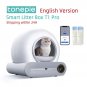 Tonepie 65L Automatic Smart Cat Litter Box Self Cleaning Fully Enclosed Cat Litter Box Pet