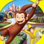 Curious George cartoon Film Cell keyring keychain memorabilia collectible 35mm