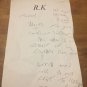 signed autographed letter Ronnie Reggie Kray Krays Twins Genuine Hand Written