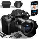 Digital Camera for Photography, 4K 64MP WiFi