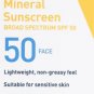 CeraVe 100% Mineral Sunscreen SPF 50