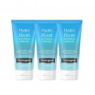 Neutrogena Hydro Boost Gentle Exfoliating Daily Facial Cleanser with Hyaluronic Acid (pack of 3)