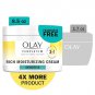 Olay Complete+ Rich Moisturizing Cream Fragrance-Free, 8.5 OZ, 3-in-1 Hydrating Face Cream