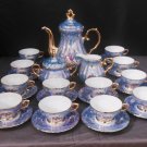 Service à café/thé - porcelaine italienne - 12 personnes - complet - vintage 70 - TBE