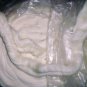 white 21 micron soft wool combed top, 1 pound