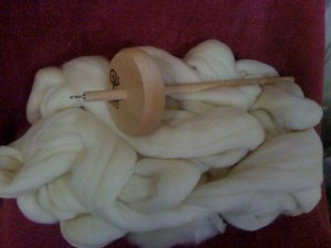 Start spinning with a drop spindle and 2 oz fine wool