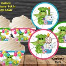 Daniel Birthday Number Cupcake Wrappers & Toppers Instant Download 0042