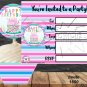 Happy Birthday Invitation Instant Download 1650