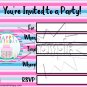 Happy Birthday Invitation Instant Download 1650