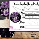 Happy Birthday Invitation Instant Download 1654