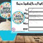 Happy Birthday Invitation Instant Download 1656