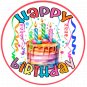 Happy Birthday Cupcake Wrappers & Toppers Instant Download 1658