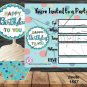 Happy Birthday Invitation Instant Download 1657