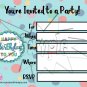 Happy Birthday Invitation Instant Download 1657