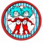 Dr. Seuss Thing 1 & 2 Cupcake Wrappers & Toppers Instant Download 0014