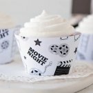 Movie Night Cupcake Wrappers & Toppers Instant Download 2638