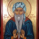 St. Isaac the Syrian of Spoleto, Hand-painted Icon, 6"x9" (15x23 cm)