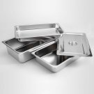 SOGA Gastronorm GN Pan Full Size 1/1 GN Pan 10cm Deep Stainless Steel Tray SOGA Gastronorm GN Pan Full Size 1/1 GN Pan 10cm Deep Stainless Steel Tray