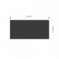 SOGA 160X200cm Throw Blanket Pink Double Layer Rabbit Fur Cozy Comfort
