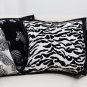 SOGA 45cm Black and White Luxury Cushion Light Mottled Texture