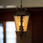 SOGA 60.3cm Vintage Aluminum & Glass Lantern Elegant Chandelier Style