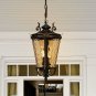SOGA 60.3cm Vintage Aluminum & Glass Lantern Elegant Chandelier Style