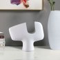 SOGA 44x35cm Ornament Modern Curved Decorative Vase Sculptural Accent