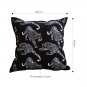 SOGA 45cm Throw Pillow Black Leopard Light Luxury Decorative Cushion