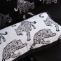 SOGA 30cm Throw Pillow White Leopard Light Luxury Lumbar Decorative Cushion