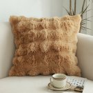 SOGA 50cm Throw Pillow Coffee with Rabbit Square Cushion SOGA 50cm Throw Pillow Coffee with Rabbit Square Cushion