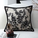 SOGA 45cm Throw Pillow Black and White Wide Border Square Pillow Stylish Decorative Cushion SOGA 45cm Throw Pillow Black and White Wide Border Square Pillow Stylish Decorative Cushion