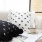 SOGA 45cm Throw Pillow White Ruffled Square Decorative Cushion