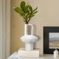 SOGA 20x30cm Ornament Contemporary White Ceramic Vase