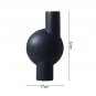 SOGA 17x32cm Medium Ornament a modern abstract vase decorative object